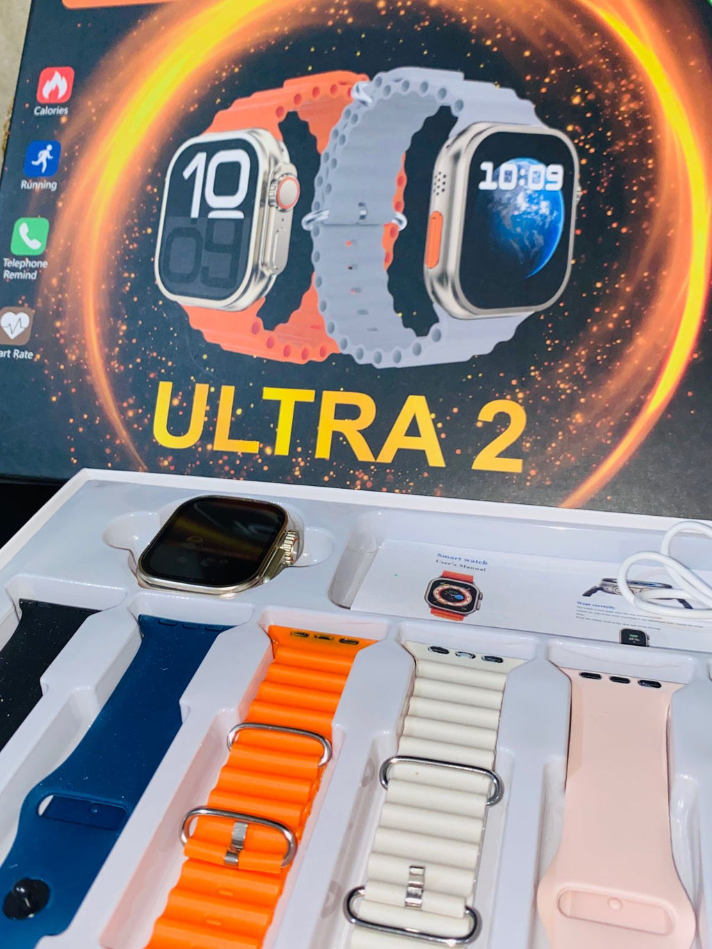 Ultra 2 Smart Watch Set with 7 straps - the makoza hub
